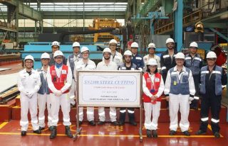 GasLog LNG Carrier steel-cutting