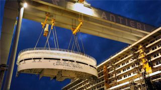 Carnival Magic shipbuilding process