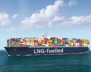 LNG fuelled containership