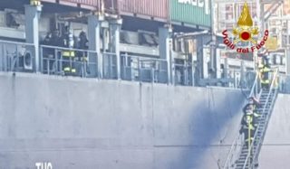 Containership Stadt Dresden